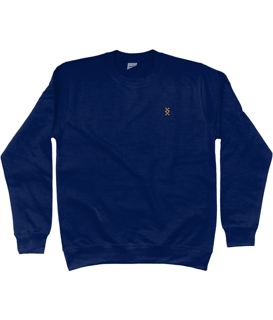Embroidered Arrow Crew Neck Sweatshirt