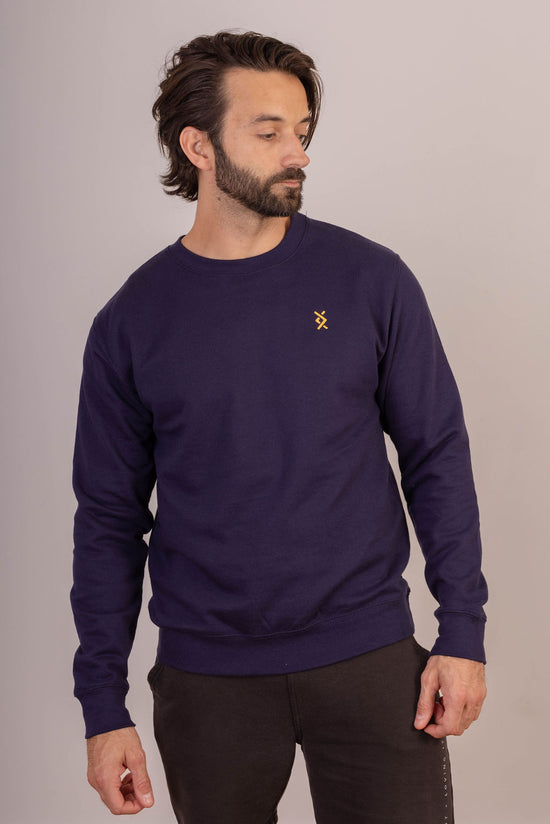 Embroidered Arrow Crew Neck Sweatshirt
