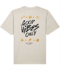 'Good Vibes Only' Oversize T-Shirt