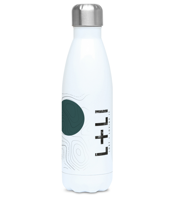 Map Contour Insulated Water Bottle