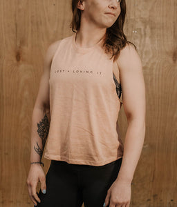 L+LI Racerback Cropped Tank