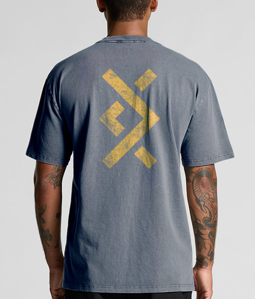 Arrow Faded Indigo Boxy Oversize Tee