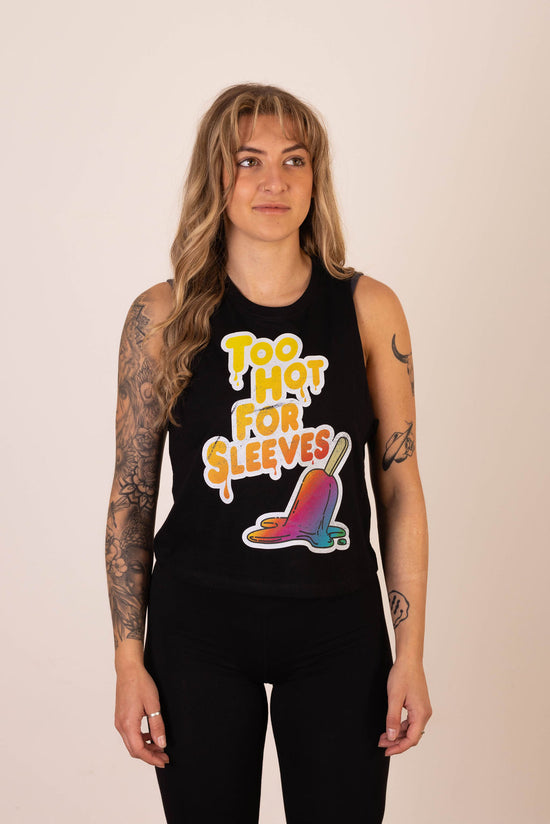 CrossFit Colchester 'Too Hot for Sleeves' Racerback Crop
