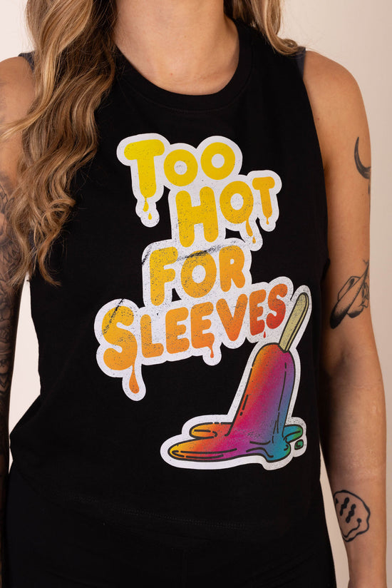 CrossFit Colchester 'Too Hot for Sleeves' Racerback Crop