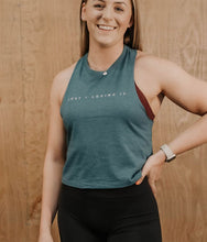 Load image into Gallery viewer, L+LI Racerback Cropped Tank
