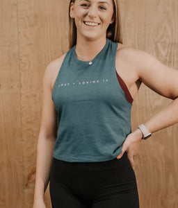 L+LI Racerback Cropped Tank