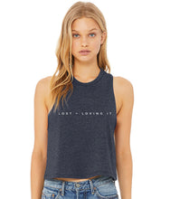 Load image into Gallery viewer, L+LI Racerback Cropped Tank
