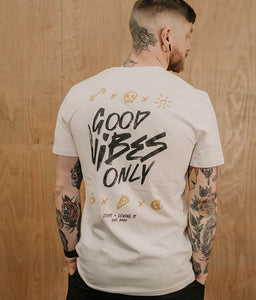 'Good Vibes Only' Classic Crew Neck T-Shirt