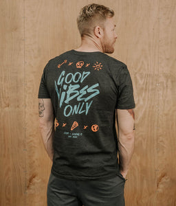 'Good Vibes Only' Classic Crew Neck T-Shirt