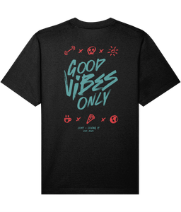 'Good Vibes Only' Oversize T-Shirt