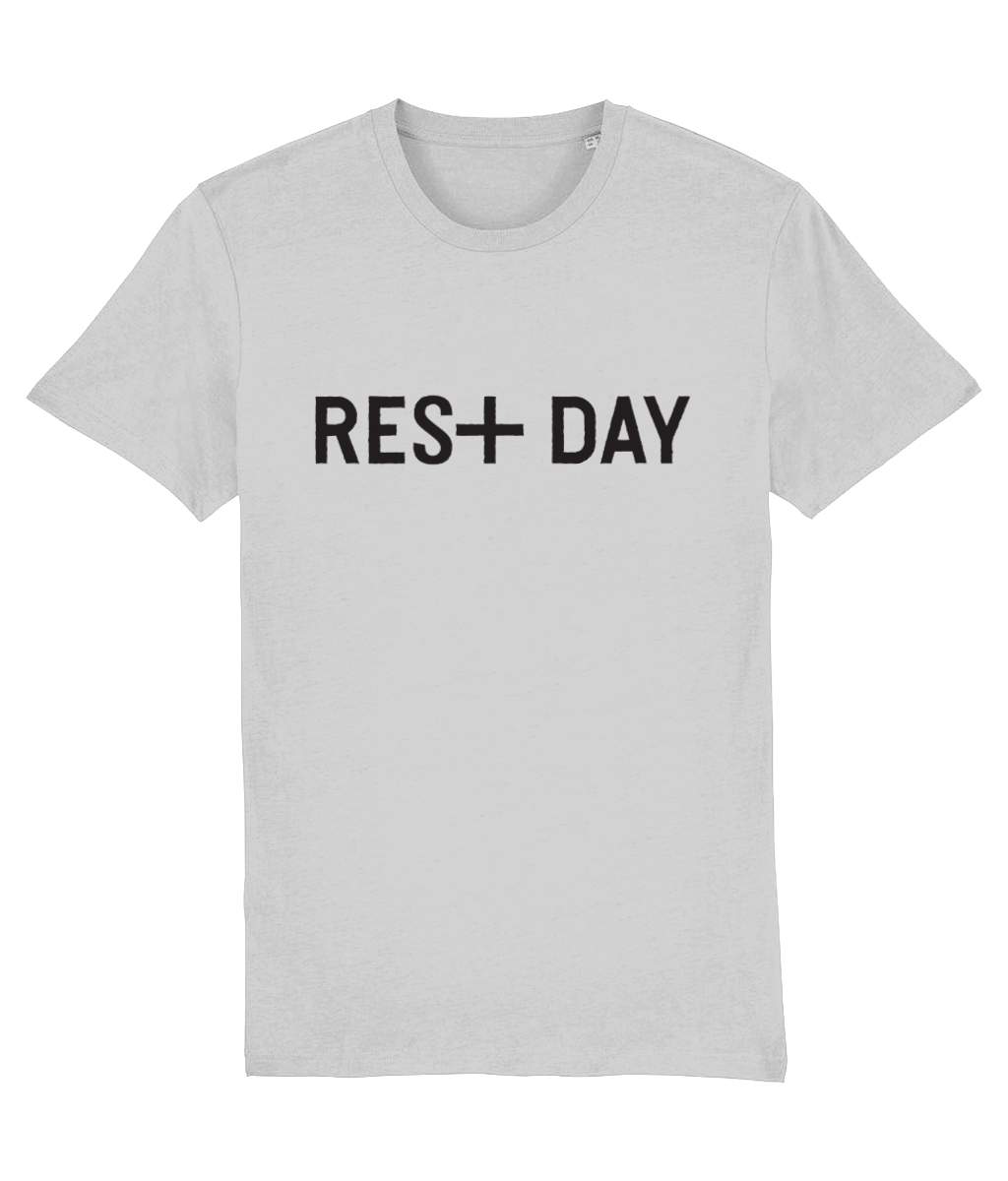 RES+ DAY Tee '21 in GREY - Crew Neck T-Shirt