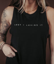 Load image into Gallery viewer, L+LI Racerback Cropped Tank
