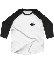 Load image into Gallery viewer, L+LI &quot;Get Lost&quot; Long Sleeve Baseball Tee
