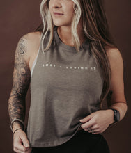 Load image into Gallery viewer, L+LI Racerback Cropped Tank
